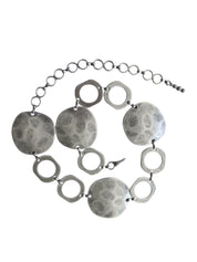 Cinturón cadena Esfera plata