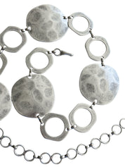 Cinturón cadena Esfera plata
