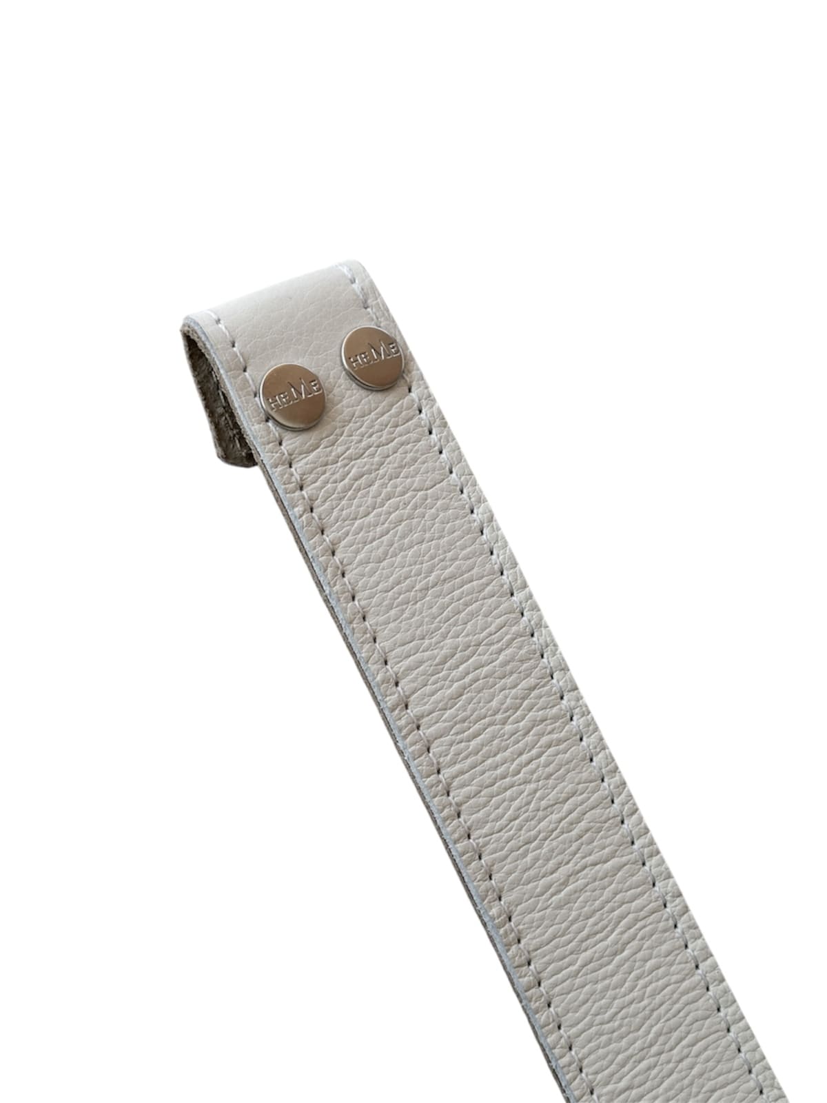 Correa intercambiable blanca broche plata