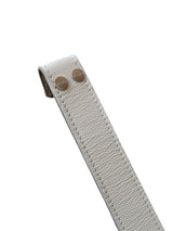 Correa intercambiable blanca broche plata