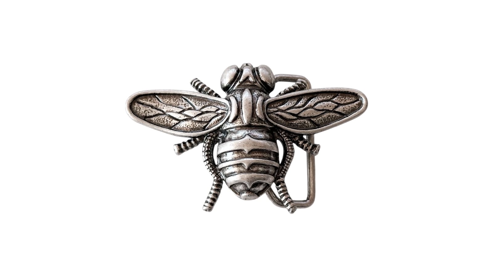 Hebilla Abeja Reina Plata