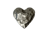 Hebilla Corazón Primavera Plata