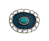Hebilla Azul Glitter
