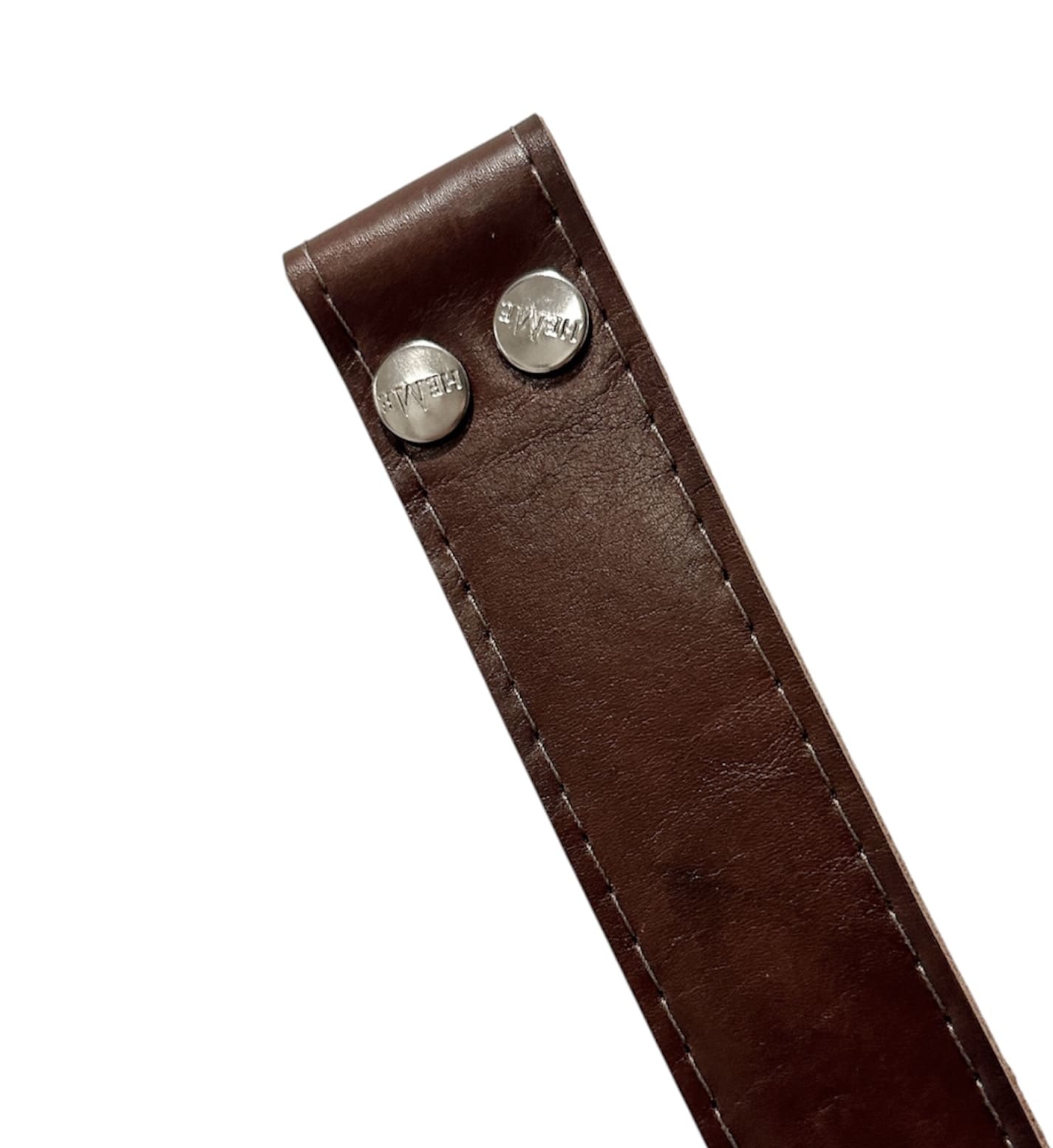 Correa intercambiable café chocolate broche plata