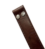 Correa intercambiable café chocolate broche plata
