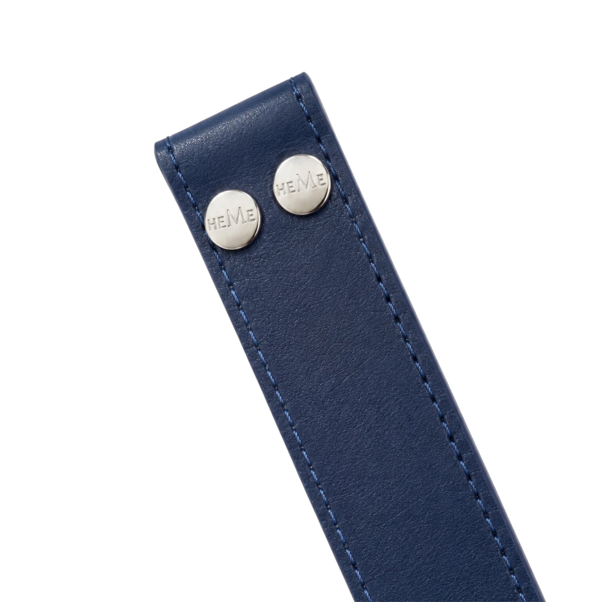 Correa intercambiable azul marino broche plata