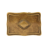 Hebilla Rectangular Rombo Bronce