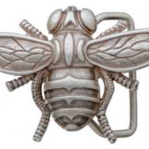Hebilla Abeja Reina Plata