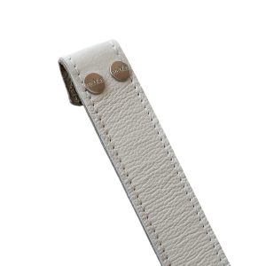 Correa intercambiable blanco rondini broche plata