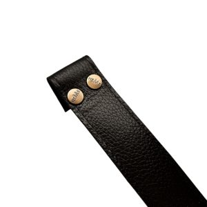 Correa intercambiable negro broche bronce