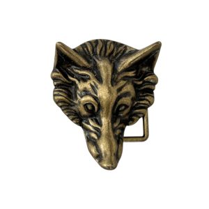 Hebilla Lobo Bronce