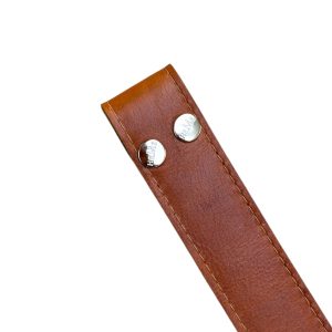 Correa intercambiable café curry broche plata